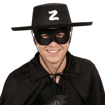 Chapeau noir de Zorro