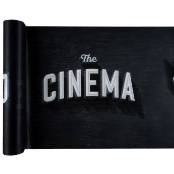 Un magnifique chemin de table pour une déco de table cinéma | jourdefete.com