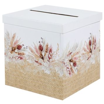 Tirelire - 20 x 20 x 20 cm - Romance Champêtre | jourdefete.com