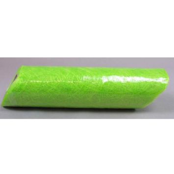 Chemin de Table Intissé 30 cm x 25 M - Vert Kiwi - Vagues