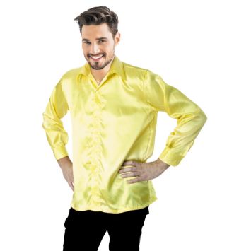 Chemise néon Disco Fluo - Jaune