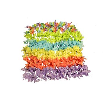 Collier de Fleurs de 8 cm Hawaï - Couleur au Choix