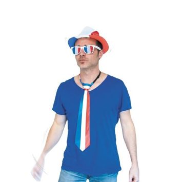 Cravate Tricolore France