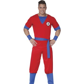 Déguisement de manga rouge pour homme | jourdefete.com