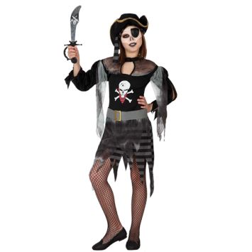 Déguisement enfant de pirate fantôme fille 
