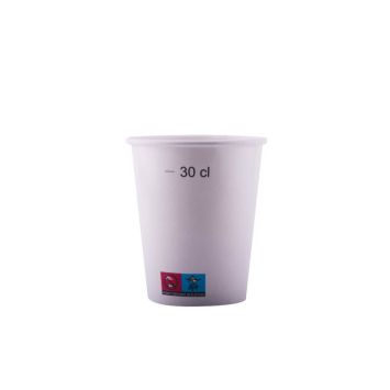 50 gobelets en carton éco 30 cl