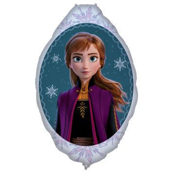 Ballon en aluminium - Anna - 68 x 90 cm - La Reine des Neiges 2™