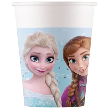 8 gobelets en carton - 250 ml - La Reine des Neiges 2™