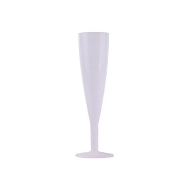 8 Flûtes à champagne réutilisables - Transparent
