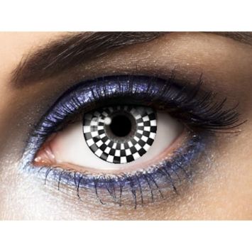 lentilles-damier-halloween | jourdefete.com