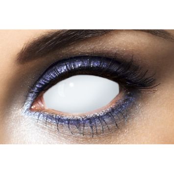 Lentilles Sclera "All Blind" - 1 an (sans correction)