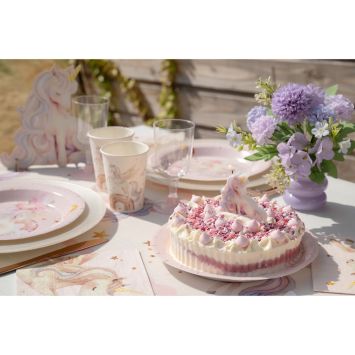 Bougie en forme de licorne - Collection Licorne Magique