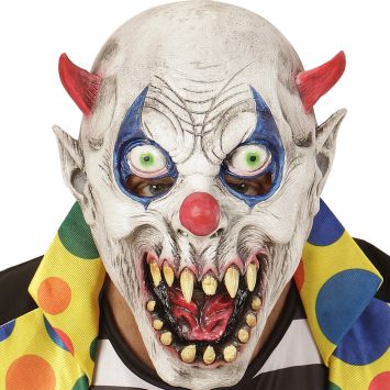 Masque de Clown Démoniaque d'Halloween pour enfant