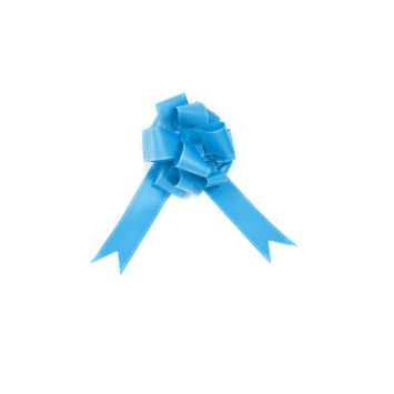 2 Nœuds à Tirer Turquoise - 35cm