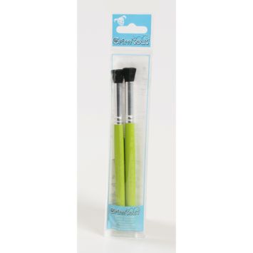 Set de 2 Brosses de Maquillage pour Pochoir  Grim' Tout