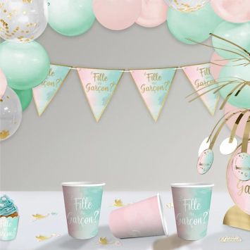 Pack de 6 gobelets - Fille ou Garçon ? - Collection Gender Reveal