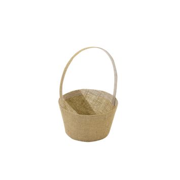 Panier à pétales en jute