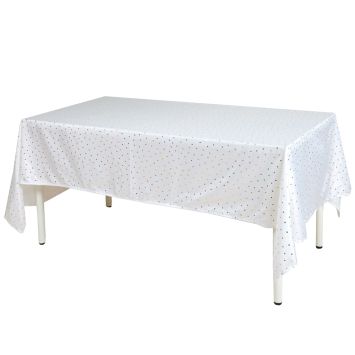 Nappe en polyester - 145 x 240 cm - Collection Petit Cœur
