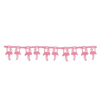 Guirlande Flamant Rose en Papier