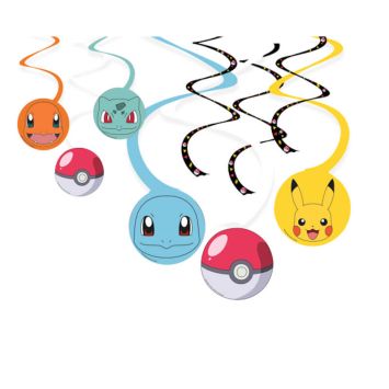 6 spirales à suspendre - Pokémon™