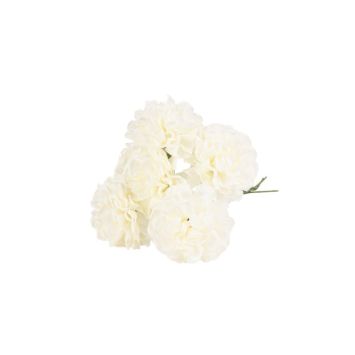 6 hortensias sur tige - 10 x 8 cm - Couleur au choix
