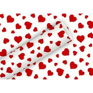 Rouleau de papier cadeau - 2 x 0,7 m - Lovely Rouge