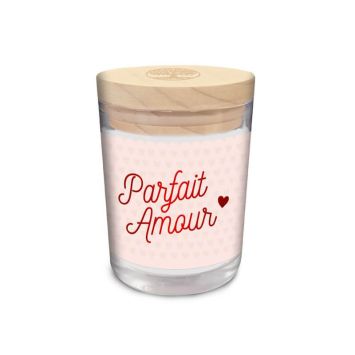 Une bougie en verre pour fêter la Saint-Valentin | jourdefete.com