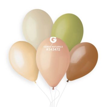 10 ballons 30 cm gamme naturelle | jourdefete.com