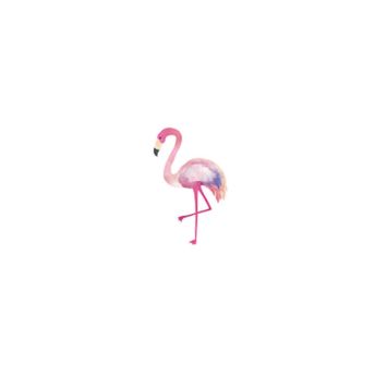Sachet de 5 tatouages éphémères - Flamant rose | jourdefete.com