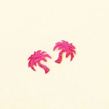 Sachet de Confettis de table Palmiers - Rose Fuchsia