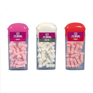 Bonbons en forme de zizi pour soirées et cadeaux humoristiques | jourdefete.com