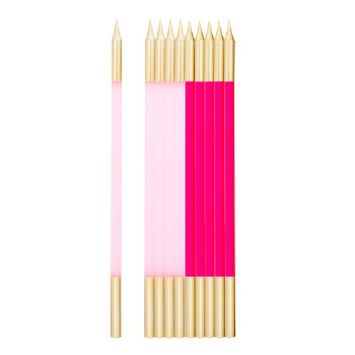 bougies-fuschia-rose-or-so-chic|jourdefete.com