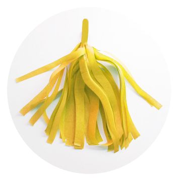 Guirlande 5 tassels - Jaune 