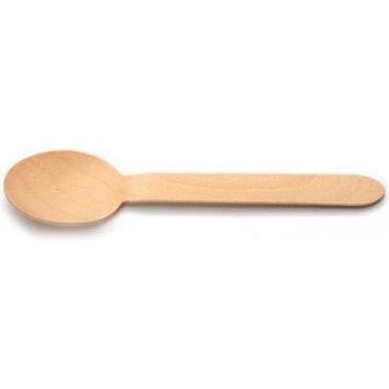 100 cuillères en bois - 16 cm