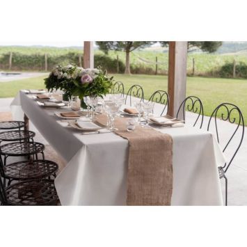 Nappe Diamant Rainbow en airlaid FSC® - 120 cm x 25 m - Couleur Blanc